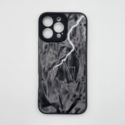 16 Pro Max TPU case Black Lightning