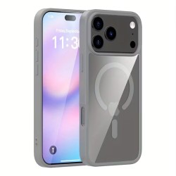 17 Pro Max TPU case Transparent Grey