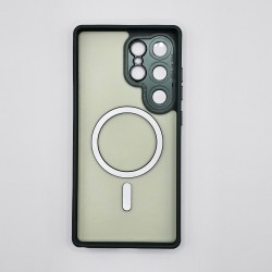 S25 Ultra TPU case transparent green