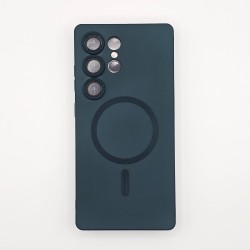 S25 Ultra TPU case dark green