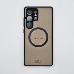 S25 Ultra TPU case transparent black
