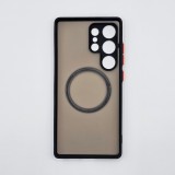 S25 Ultra TPU case transparent black