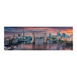 Παζλ Panorama High Quality Collection Κατά Μήκος Του Ποταμού Τάμεση 1000 τμχ  & Poster Clementoni 