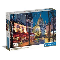 Παζλ High Quality Collection Παρίσι Montmartre 1500 τμχ & Poster Clementoni