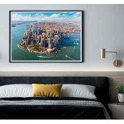 Παζλ High Quality Collection Μανχάταν Νέα Υόρκη 2000 τμχ & Poster Clementoni