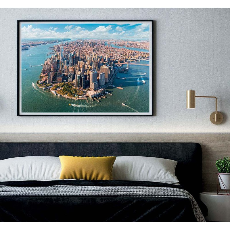 Παζλ High Quality Collection Μανχάταν Νέα Υόρκη 2000 τμχ & Poster Clementoni