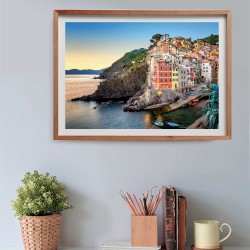 Παζλ High Quality Collection Ακτή Riomaggiore 500 τμχ & Poster Clementoni 