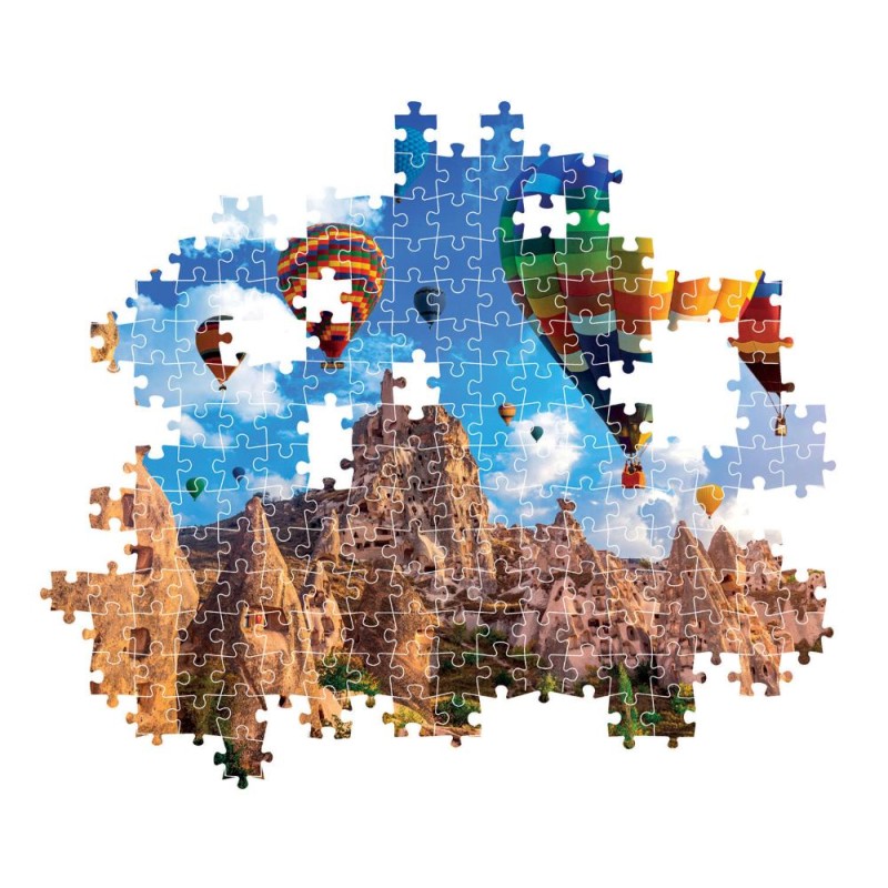 Παζλ High Quality Collection Αερόστατα Στην Καππαδοκία 1000 τμχ & Poster Clementoni