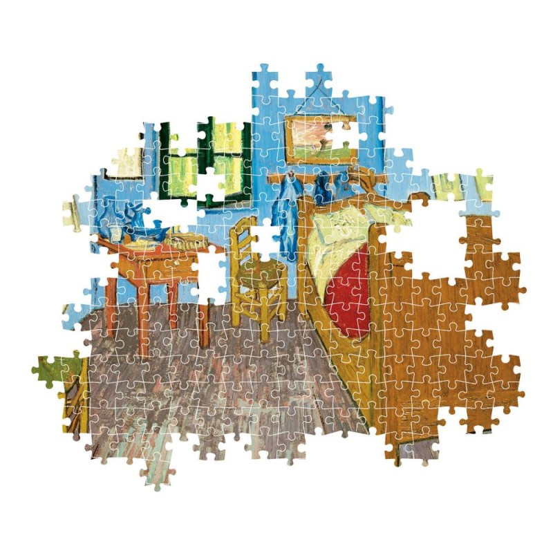 Παζλ Museum Collection Vincent Van Gogh: Το Δωμάτιο του Van Gogh στην Αρλ 1000 τμχ & Poster Clementoni