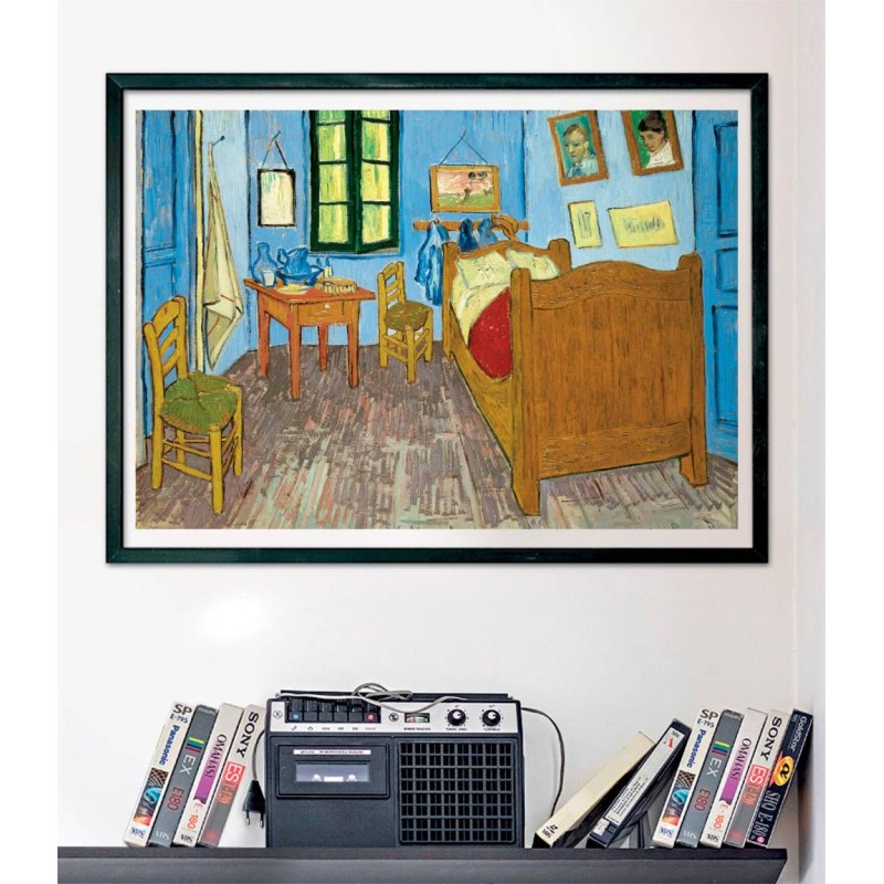 Παζλ Museum Collection Vincent Van Gogh: Το Δωμάτιο του Van Gogh στην Αρλ 1000 τμχ & Poster Clementoni