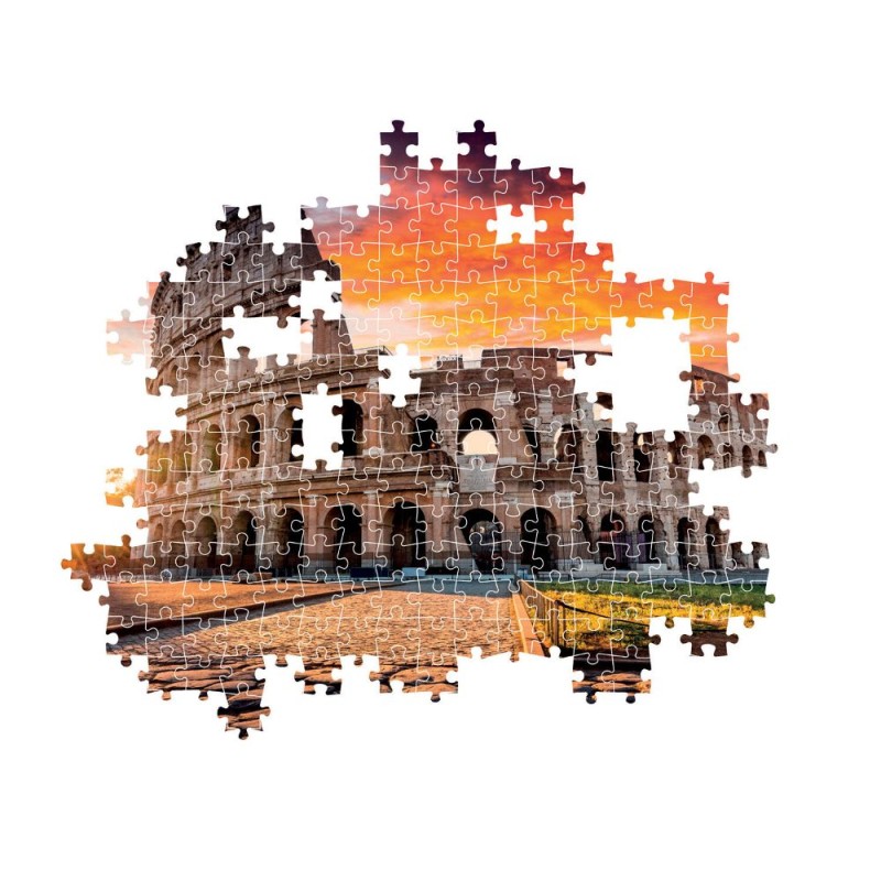 Παζλ High Quality Collection Ηλιοβασίλεμα στο Κολοσσαίο 1000 τμχ & Poster Clementoni 