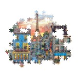 Παζλ High Quality Collection Δρόμοι Του Παρισιού 1000 τμχ & Poster Clementoni 