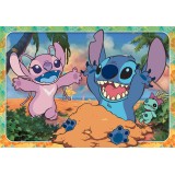 Παζλ Maxi Supercolor Disney Stitch 60 τμχ 4+ Clementoni