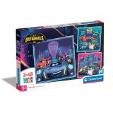 Παζλ Super Color Batwheels 3x48 τμχ 5+ Clementoni