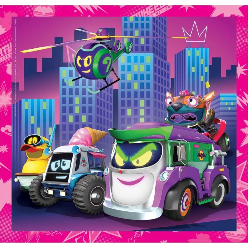 Παζλ Super Color Batwheels 3x48 τμχ 5+ Clementoni