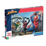 Παζλ Super Color Marvel Spiderman 104 τμχ 6+ Clementoni 