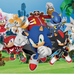 Παζλ Super Color Sonic The Hedgehog 104 τμχ 6+ Clementoni