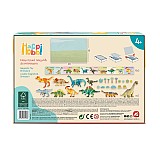 Εκπαιδευτικό Παιχνίδι HappiHobbi Δεινόσαυροι 45 Χάρτινοι Μαγνήτες 4+ AS