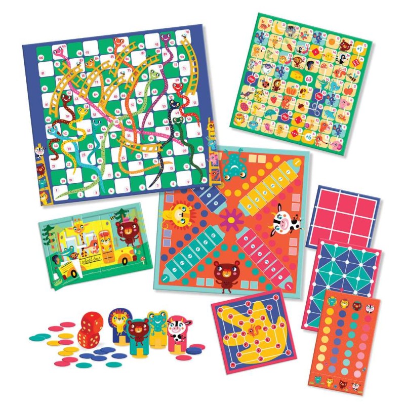 Επιτραπέζιο Παιχνίδι 10 σε 1: Κλασικά Και Εκπαιδευτικά Παιχνίδια AS Games