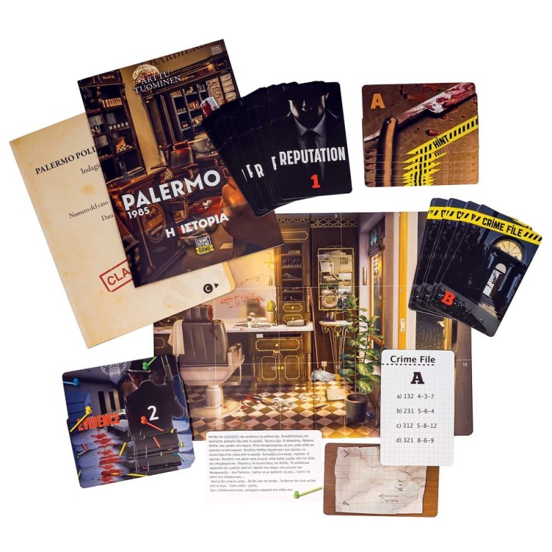 Επιτραπέζιο Παιχνίδι 18+ Crime Scene Palermo 1985 AS Games