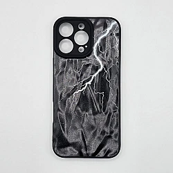 Θήκη Iphone 16 Pro Max TPU Black Lightning