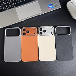 Θήκη Iphone 17 Pro Max Leather Grey