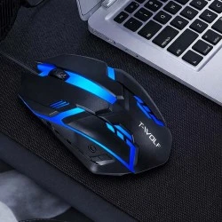 Ποντίκι Gaming T-WOLF V1 black