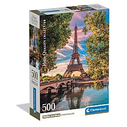 Παζλ High Quality Collection Δίπλα Στον Σηκουάνα 500 τμχ & Poster Clementoni 