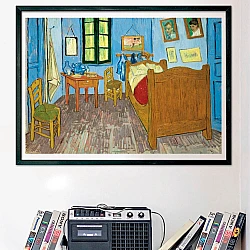 Παζλ Museum Collection Vincent Van Gogh: Το Δωμάτιο του Van Gogh στην Αρλ 1000 τμχ & Poster Clementoni