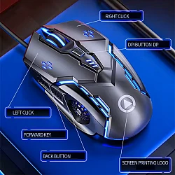 Ποντίκι Gaming WWE G5 black